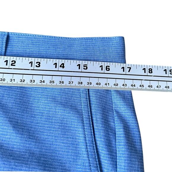 Travis Mathew Golf Shorts Mens 32 Blue Stretch Flat Front Performance Pockets - Picture 5 of 7